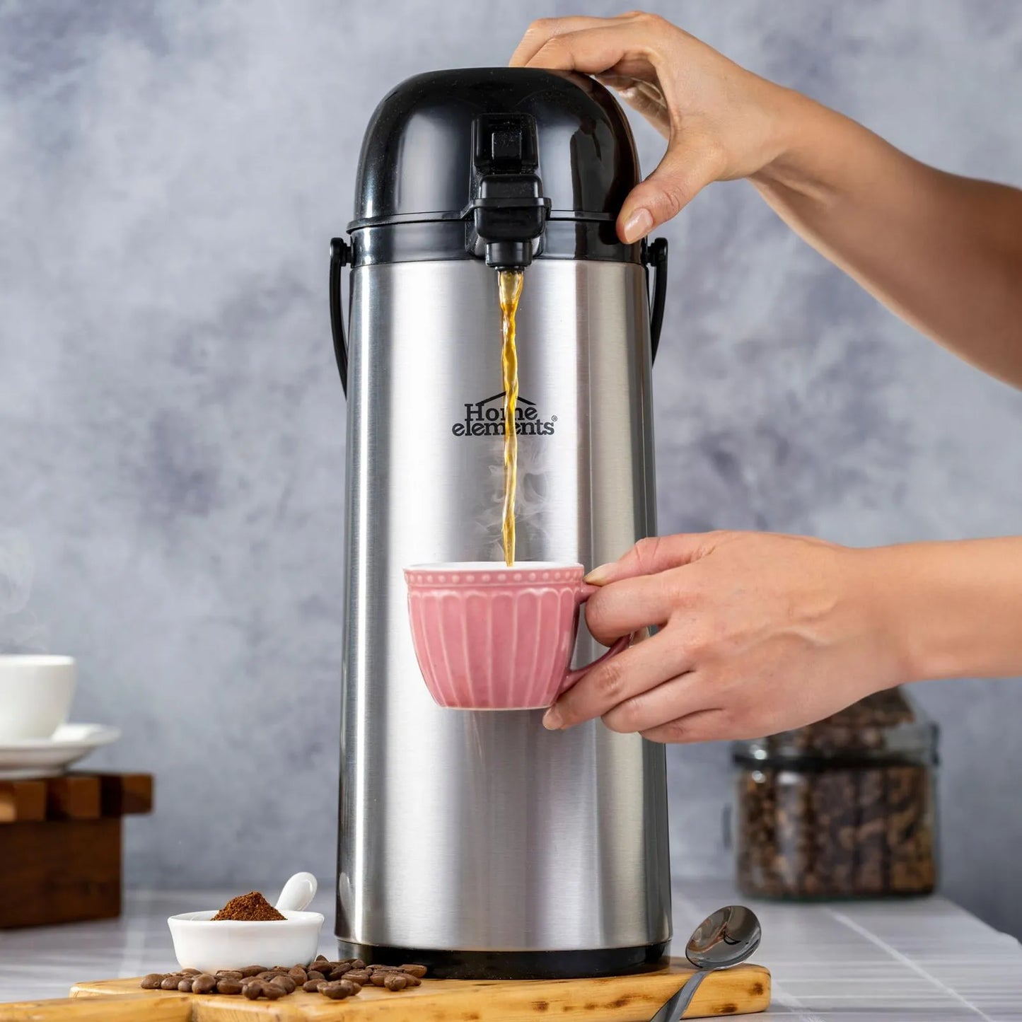 Combo 2 Termos Para Café 1.9 Litros Home Elements