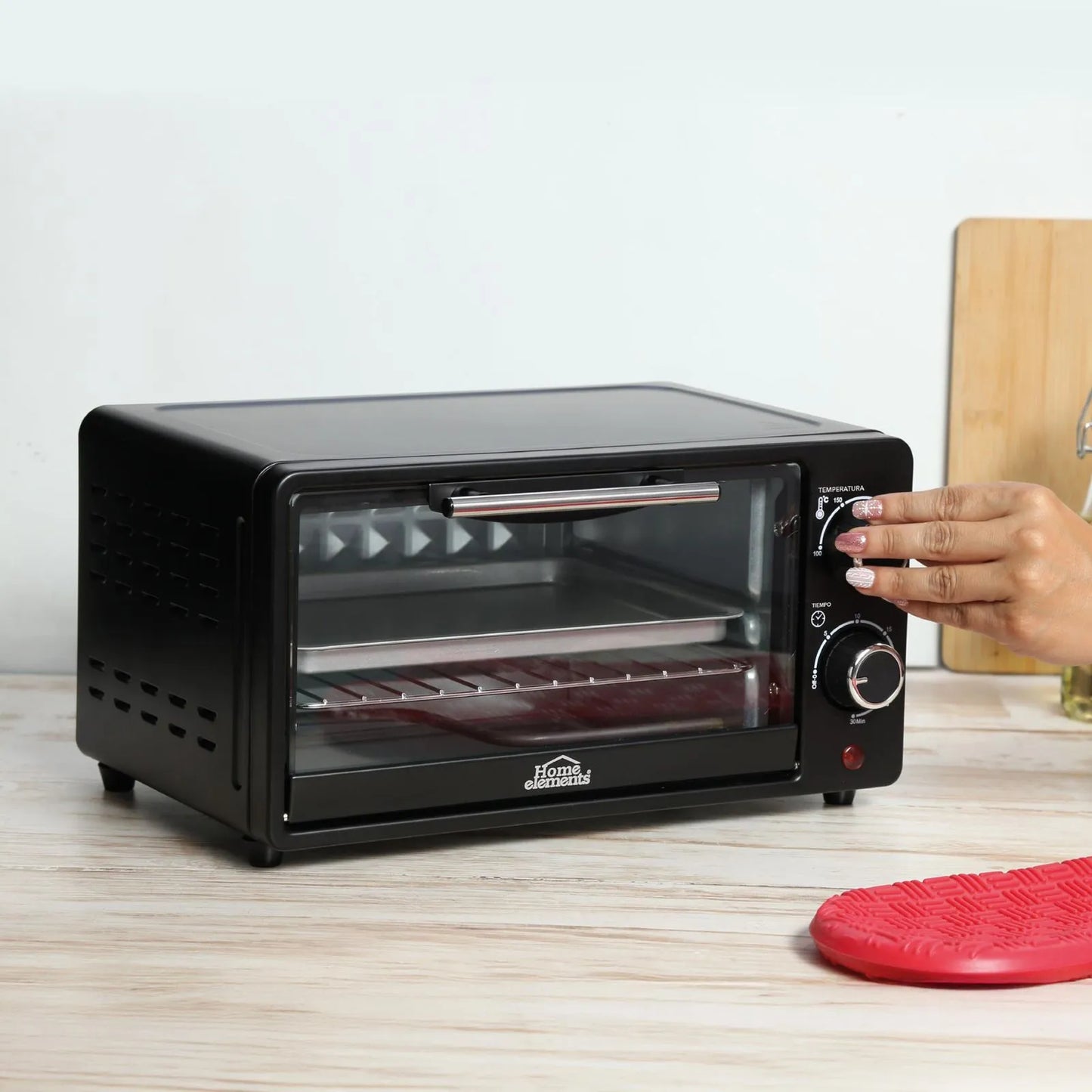 Horno Eléctrico Tostador 9 Litros Mini Home Elements