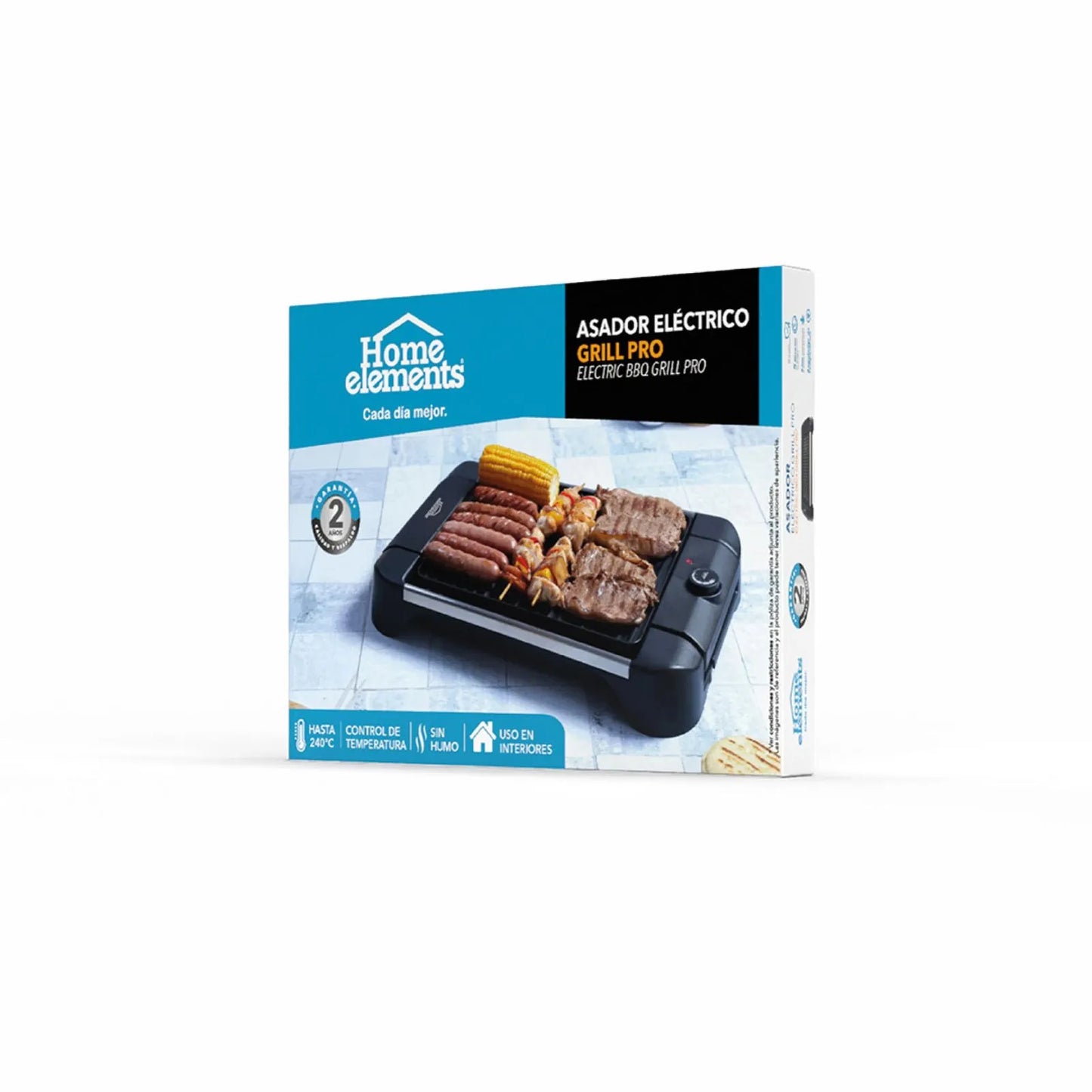 Parrilla Eléctrica Asador Grill Pro Negro