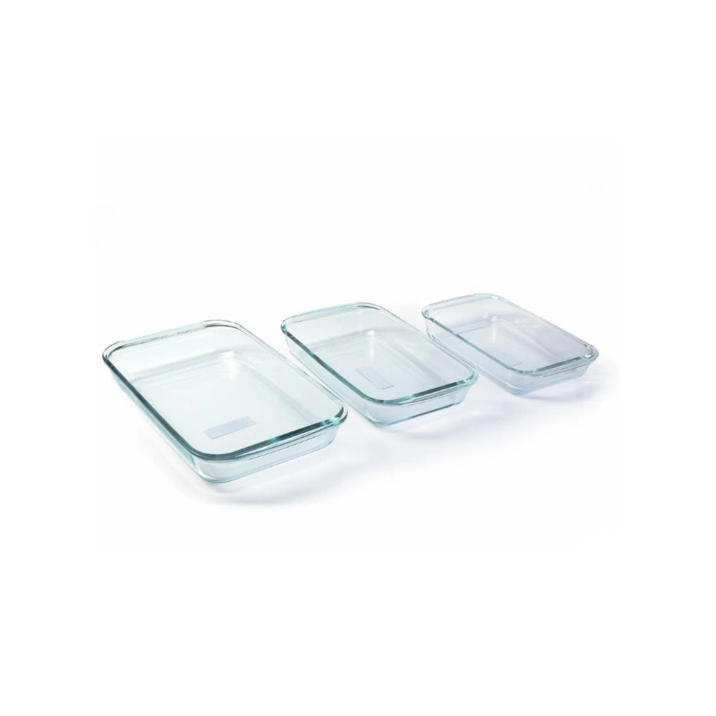 Set x 3 Refractarias de Vidrio
