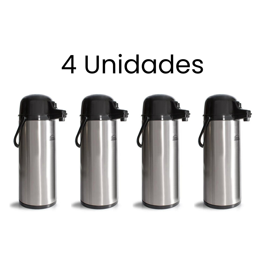 Combo 4 Termos Para Café 1.9 Litros