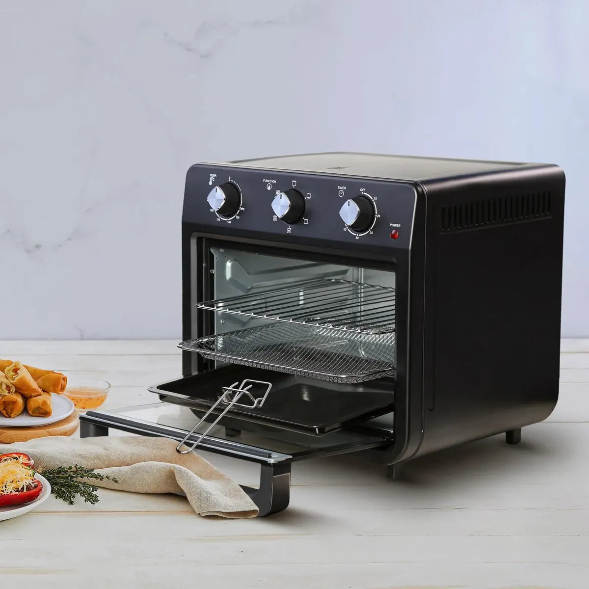 Horno Freidora De Aire Y Deshidratador 24 Litros 7 Funciones