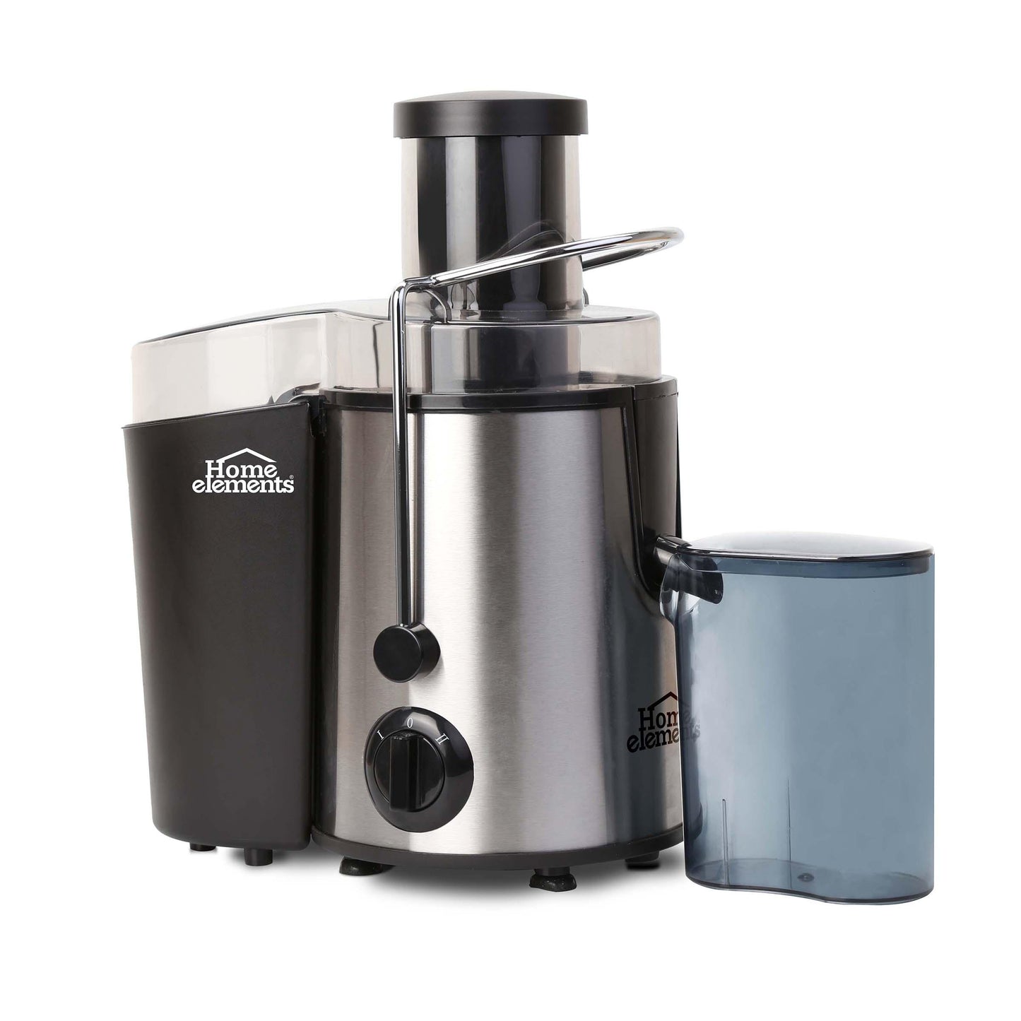 Extractor De Jugos Home Elements Heej-617 Negro 120v Con Accesorios