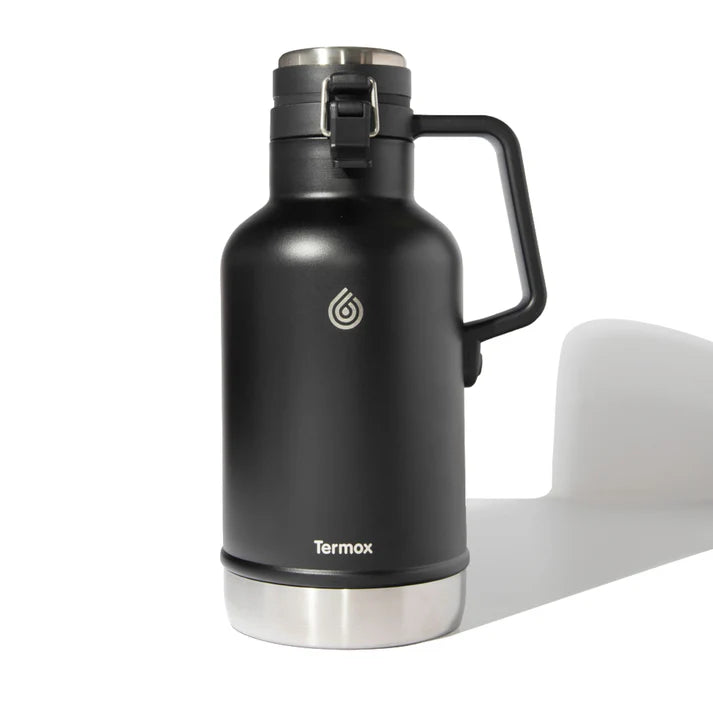 Termo Acero Inoxidable 1.9 Litros Conserva Frío Y Calor Camping Negro