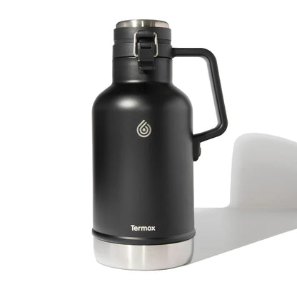 Termo Acero Inoxidable 1.9 Litros Conserva Frío Y Calor Camping Negro