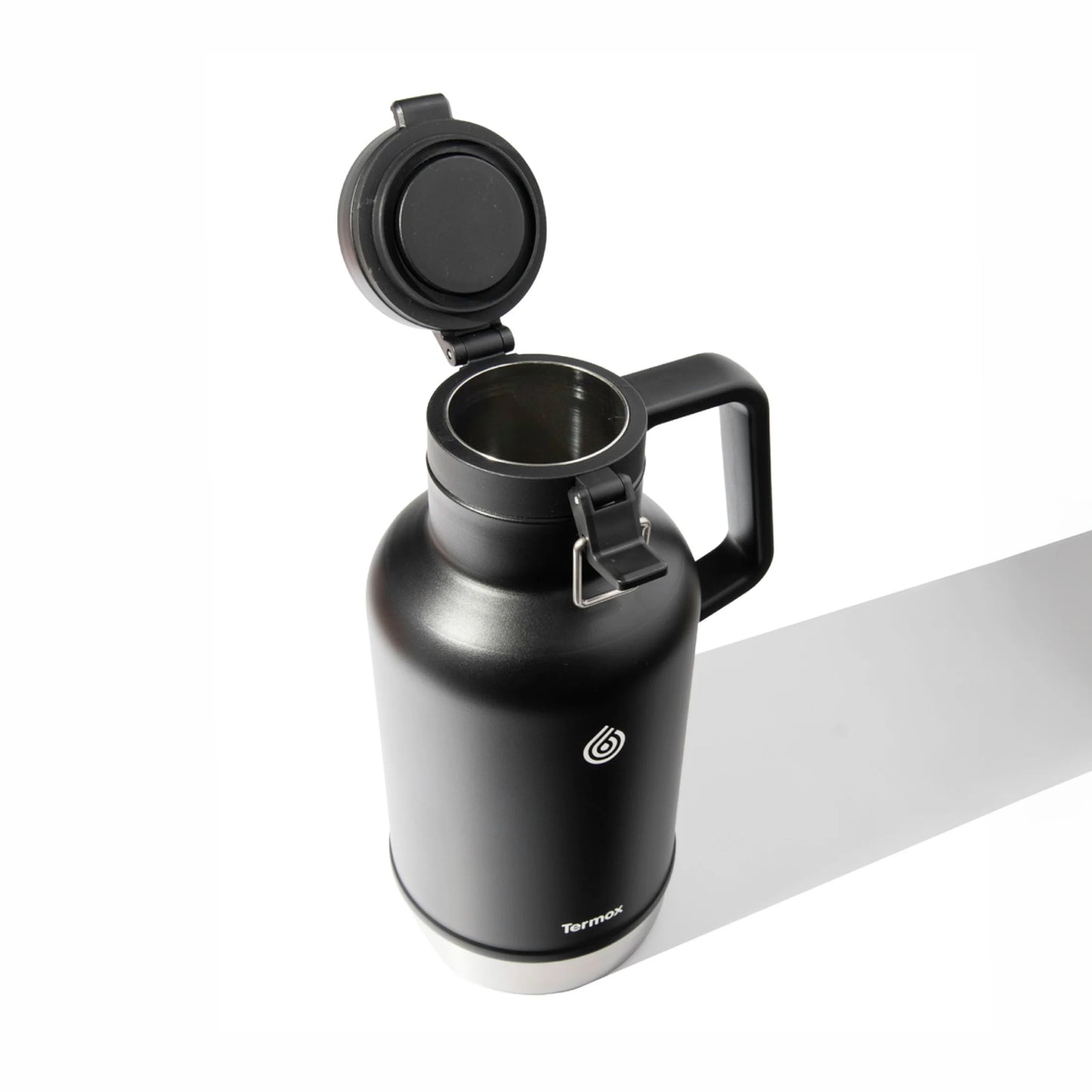 Termo Acero Inoxidable 1.9 Litros Conserva Frío Y Calor Camping Negro