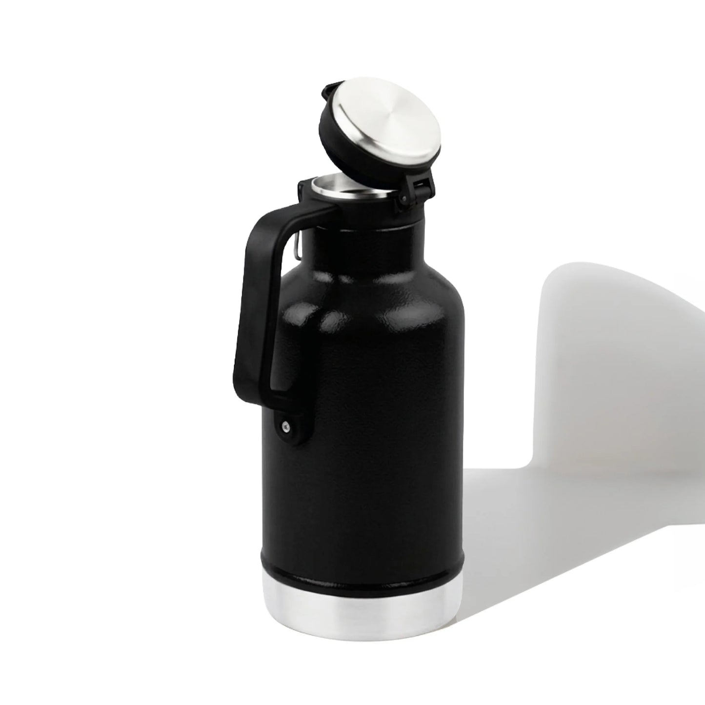 Termo Acero Inoxidable 1.9 Litros Conserva Frío Y Calor Camping Negro