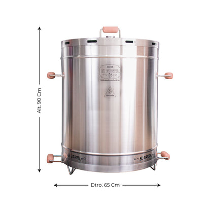 Barril Asador 100 Lb Acero Inoxidable Asadores El Barril
