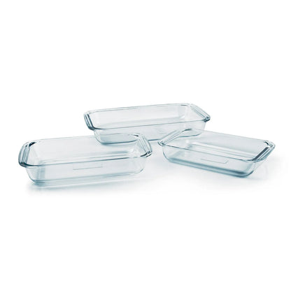 Set x 3 Refractarias de Vidrio