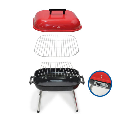Asador A Carbon De Mesa Pequeño Bbq Resistente Portatil