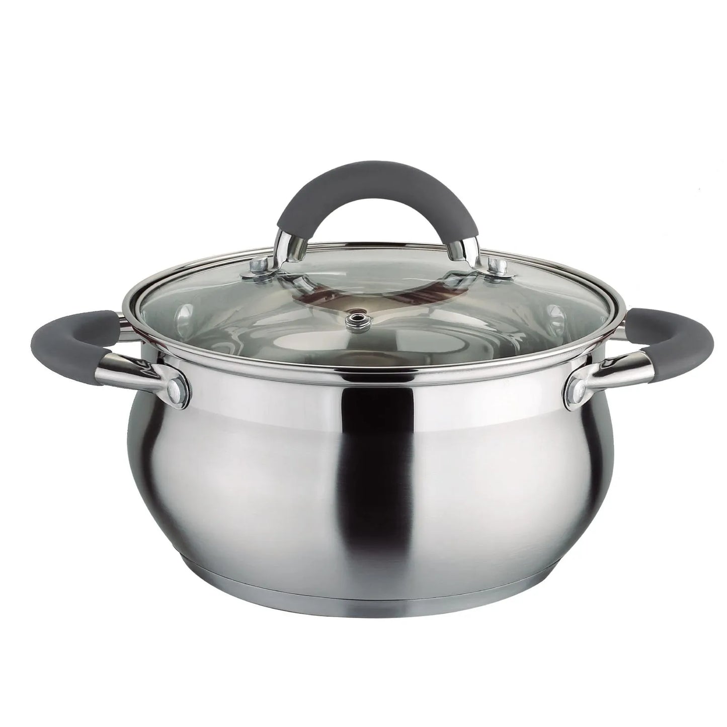 Olla En Acero Inoxidable 18 Cm 2.5 Lt Con Tapa
