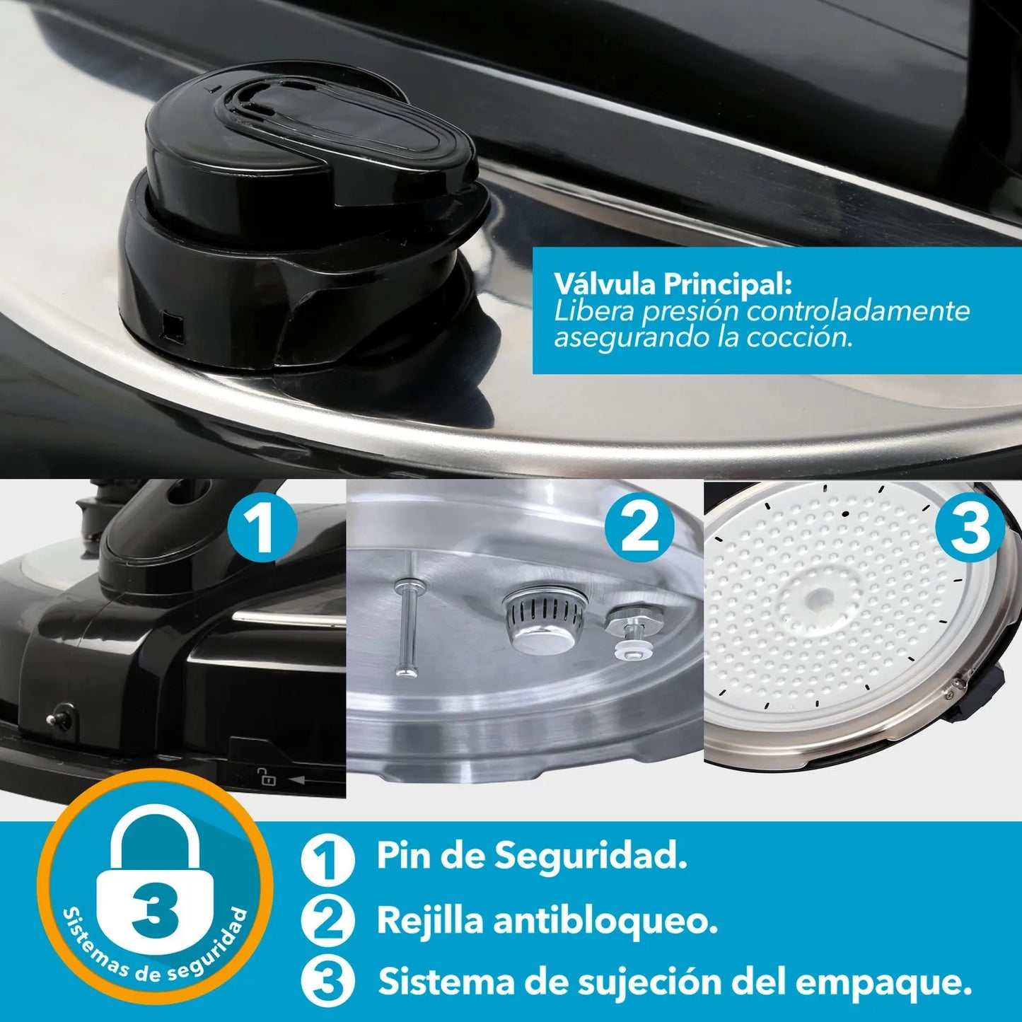 Olla Multifuncional de 4 Litros