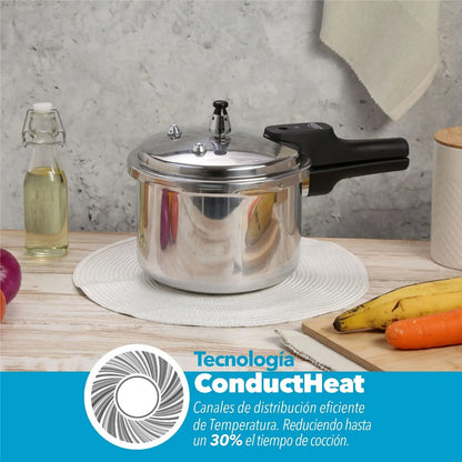 Olla A Presión 5.6 Lt Tapa Acero Inoxidable