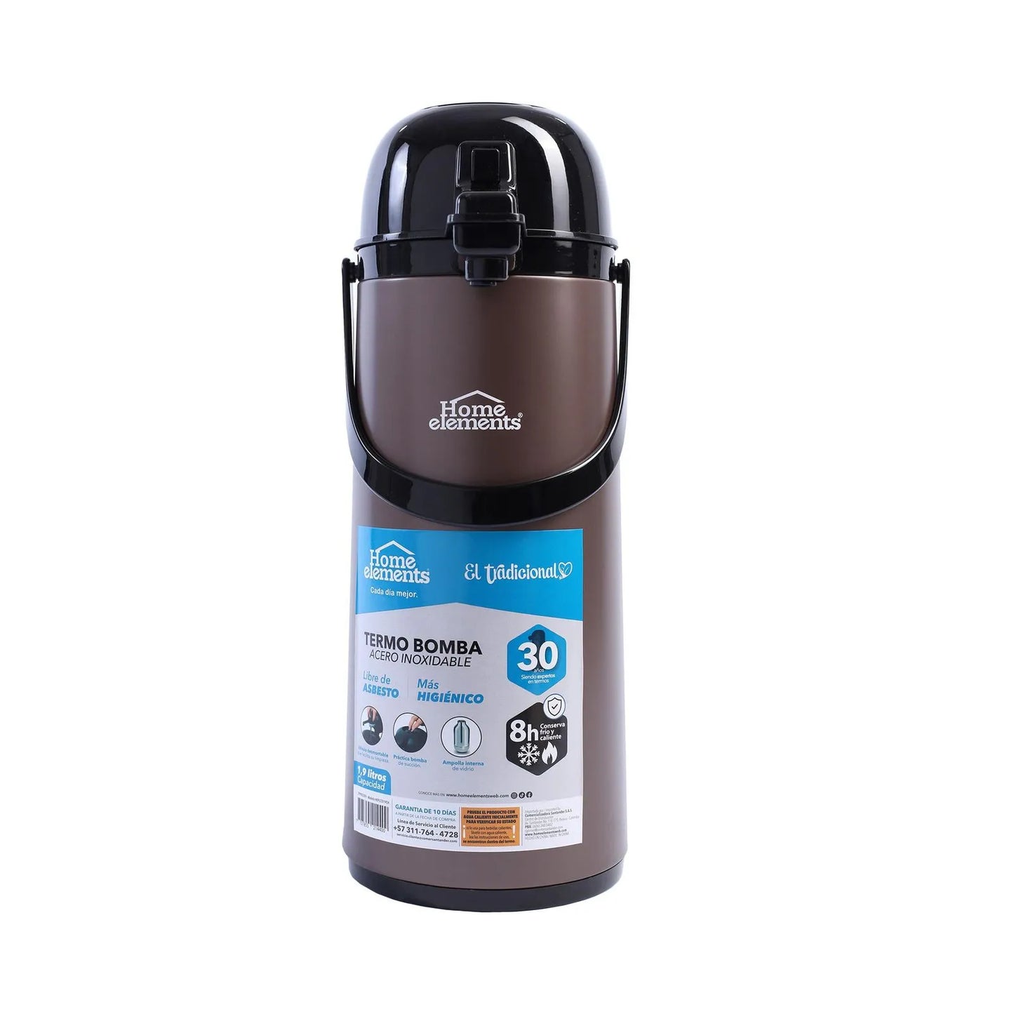 Termo Bomba 1.9 Lt Color Chocolate