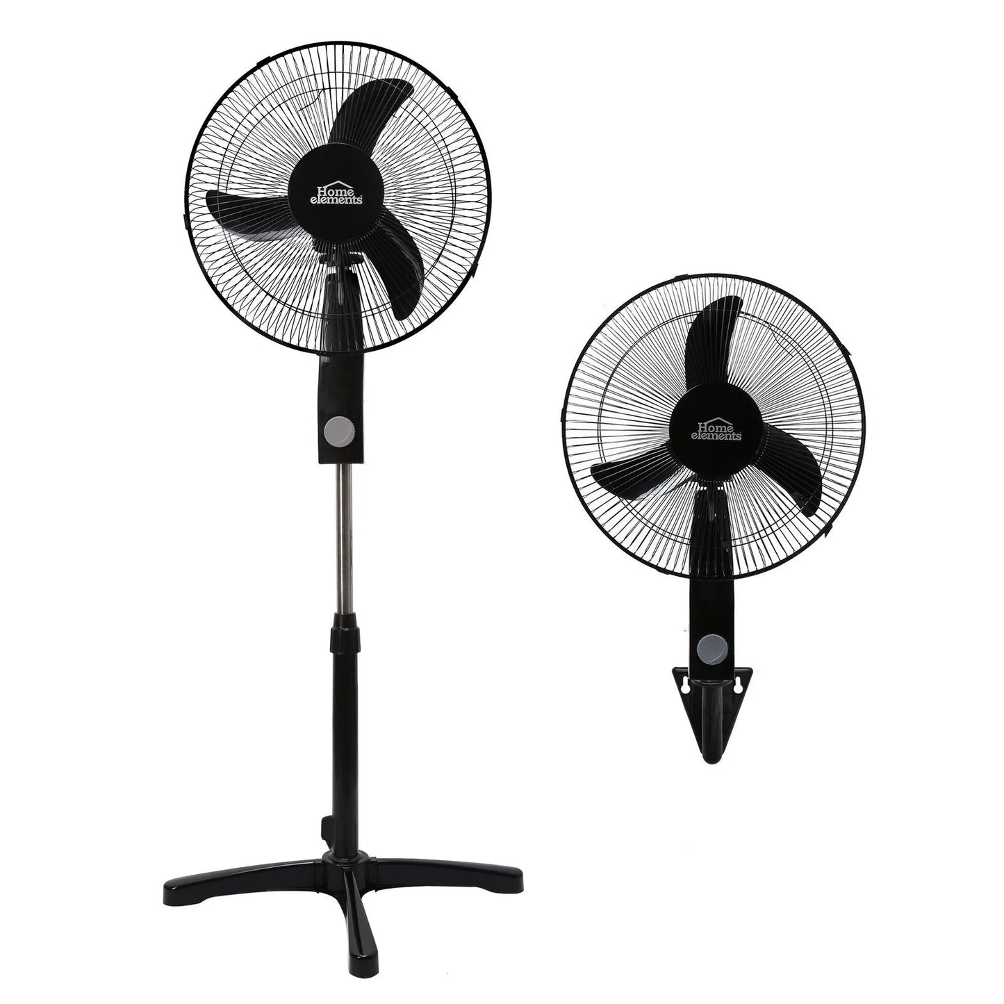 Ventilador 2 En 1 Piso Y Pared 3 Velocidades Con Oscilacion