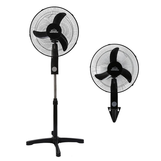Ventilador 2 En 1 Piso Y Pared 3 Velocidades Con Oscilacion