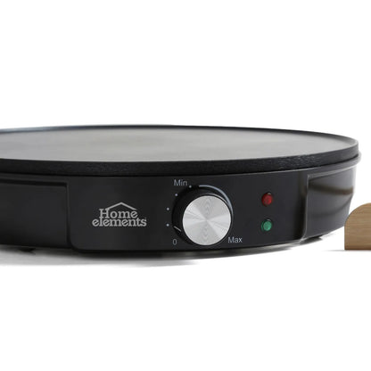Crepera Eléctrica Plancha Para Crepes Redonda Multifuncional