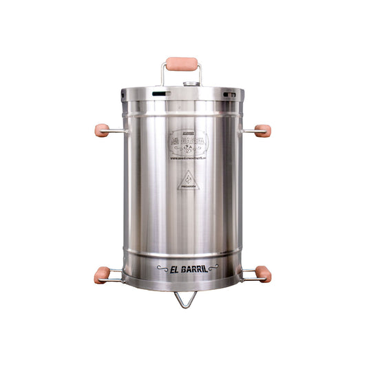 Barril Asador 30 Lb Acero Inoxidable - Asadores El Barril