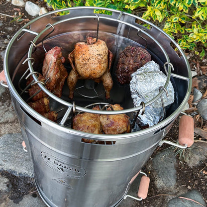 Barril Asador 45 Lb Acero Inoxidable - Asadores El Barril