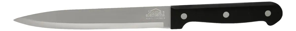 Set X 6 Cuchillos De Cocina En Acero Inoxidable