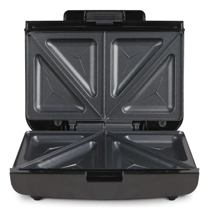 Sanduchera Electrica Sandwich Negra Antiadherente Negra
