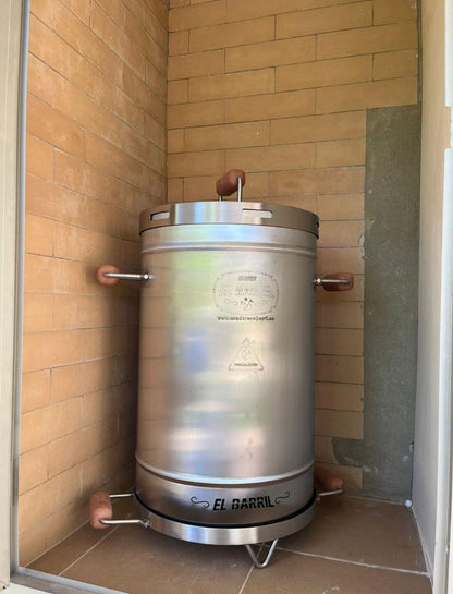 Barril Asador 30 Lb Acero Inoxidable - Asadores El Barril