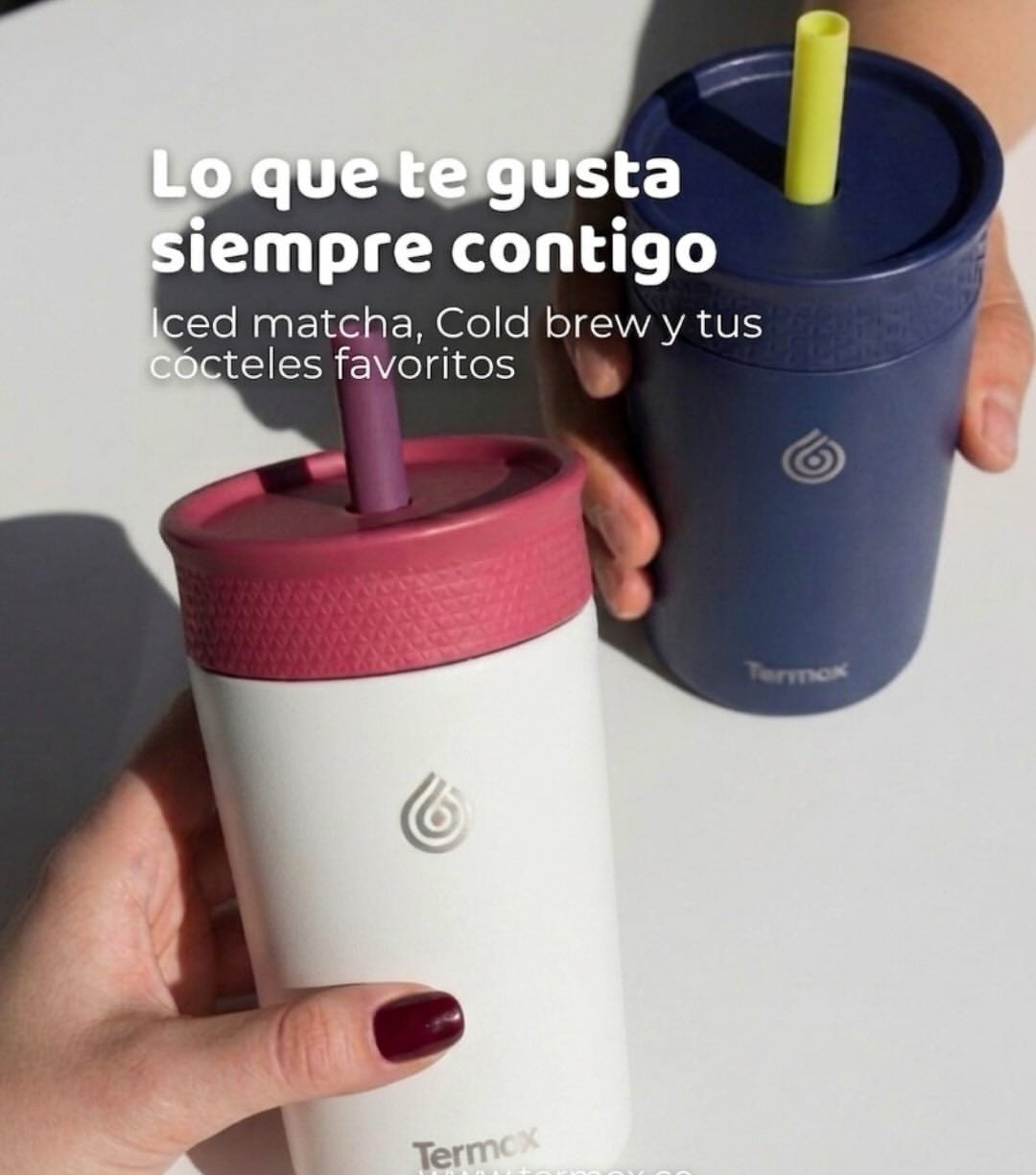 Vaso o Termo en Acero Inoxidable Pitillo 350 Ml Termox