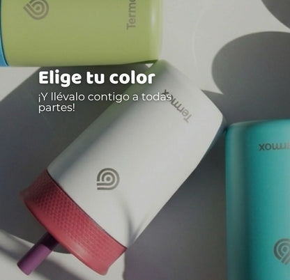 Vaso o Termo en Acero Inoxidable Pitillo 350 Ml Termox