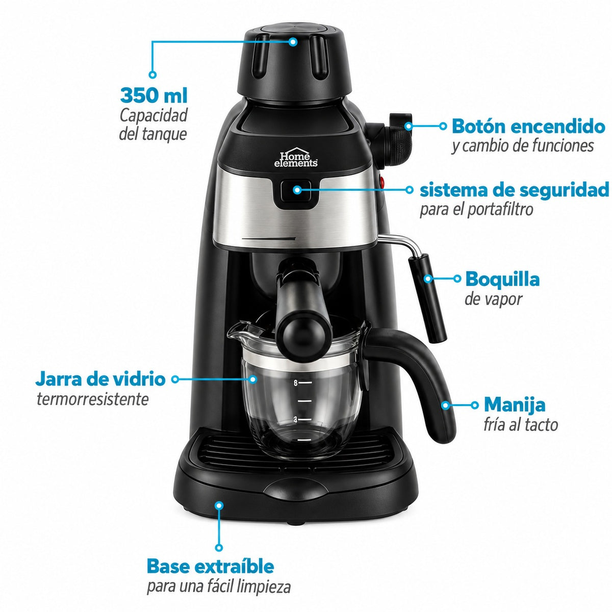 Cafetera Espresso y Capuccino