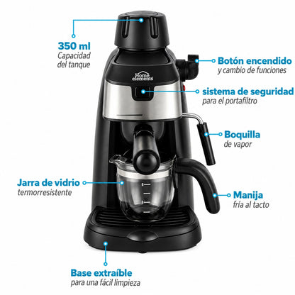 Cafetera Espresso y Capuccino