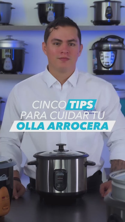 Olla Arrocera 1 Litro En Acero Inoxidable