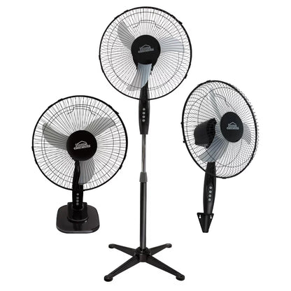 Ventilador 3 en 1 - Pedestal, Mesa y Pared